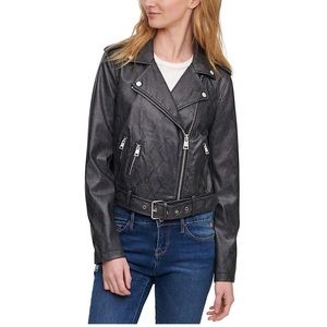 Levi’s Belted Leather Jacket